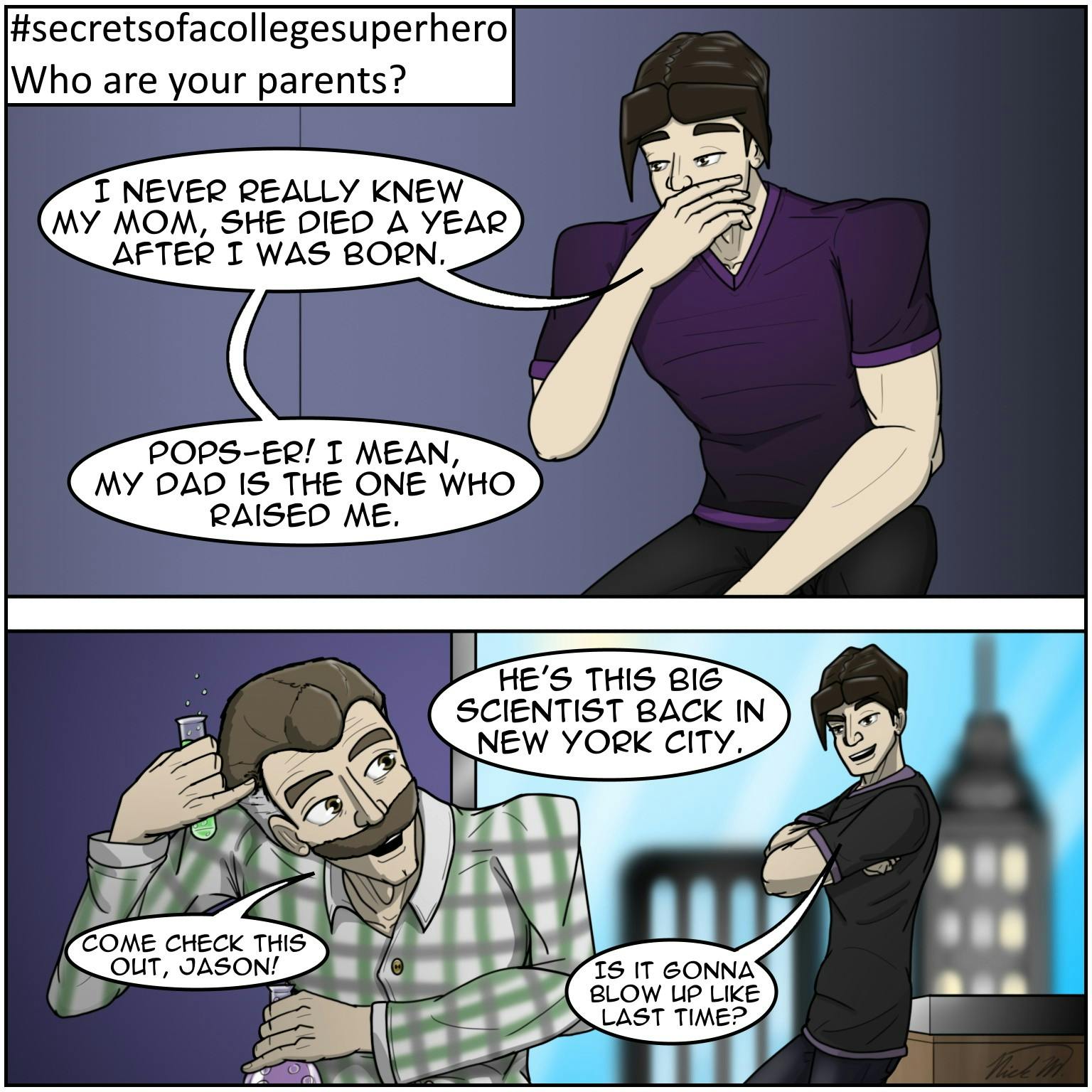 #secretsofacollegesuperhero