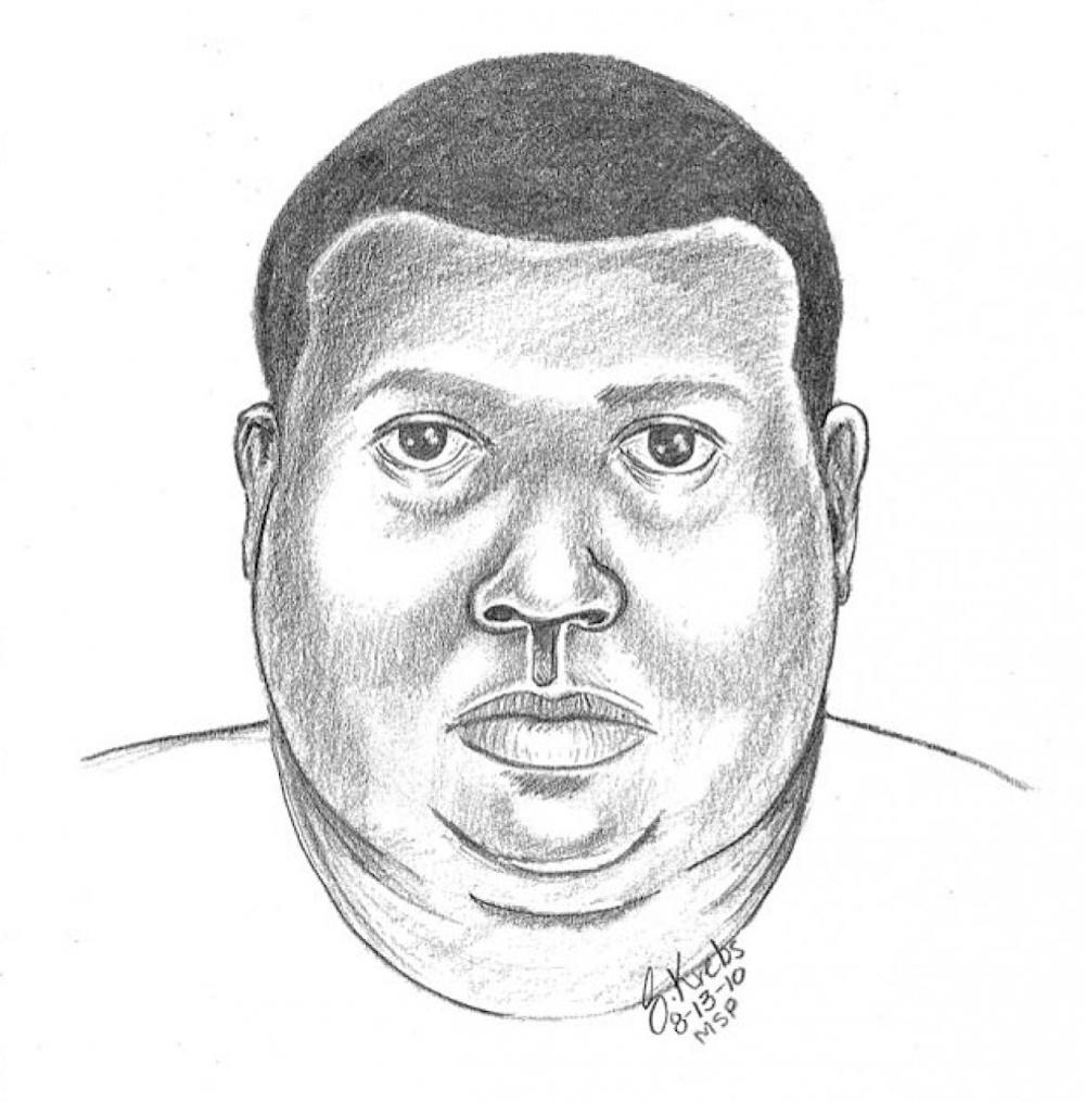 Police release sketch of suspect in assault on security guard