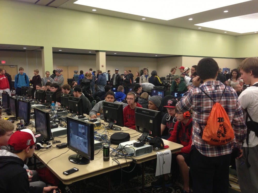 	“The sold-out event was live-streamed over the internet on the Intel LANFest website.”