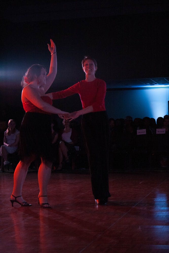 	Several dance teams competed in Monday’s event.