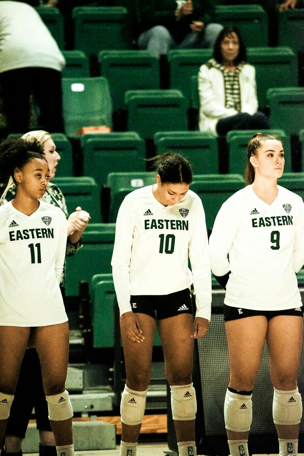 Seniors Samantha Basham and Raeven Chase lead EMU womens' volleyball at home-opener matches
