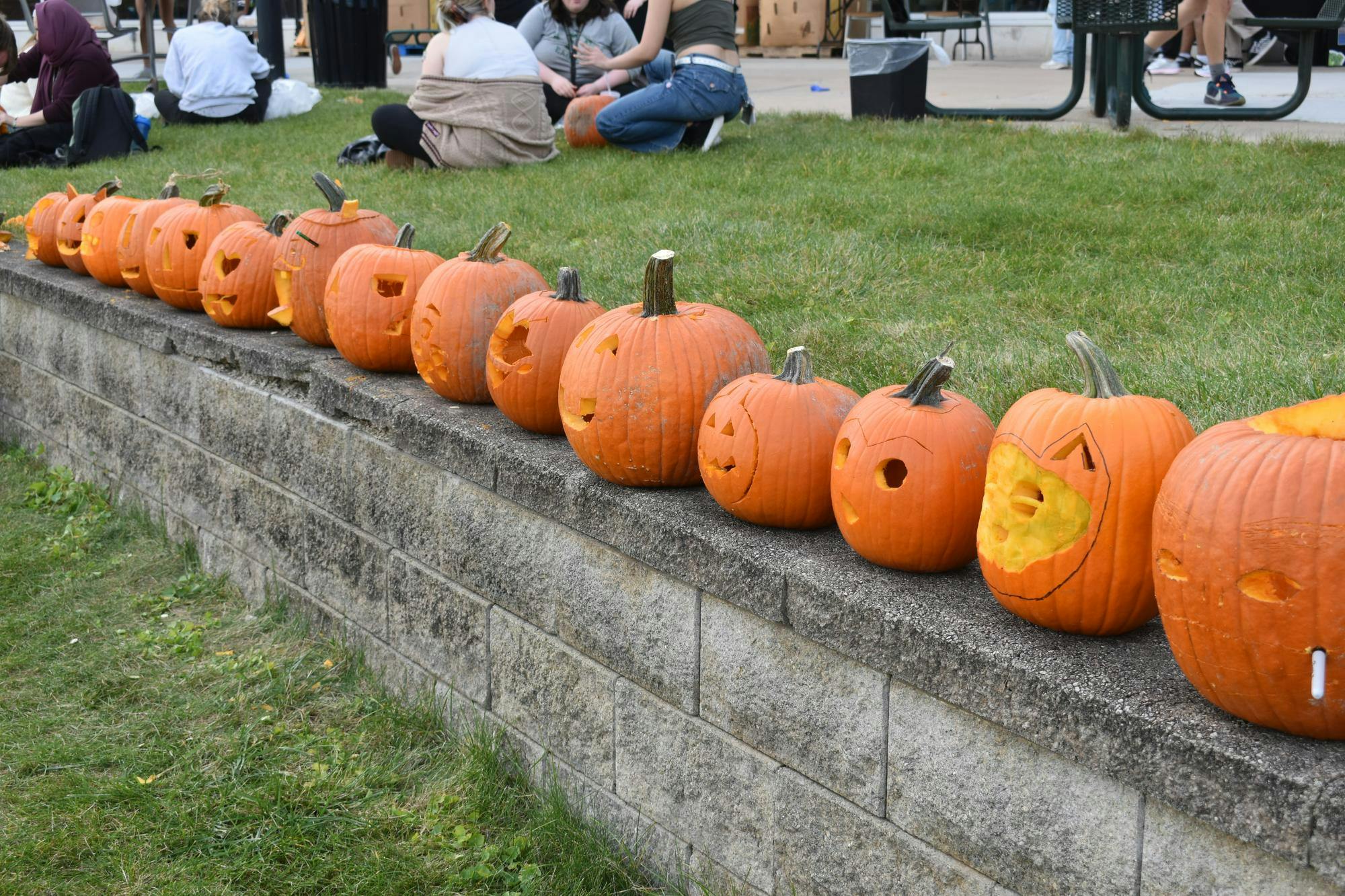 Pumpkins On the Patio