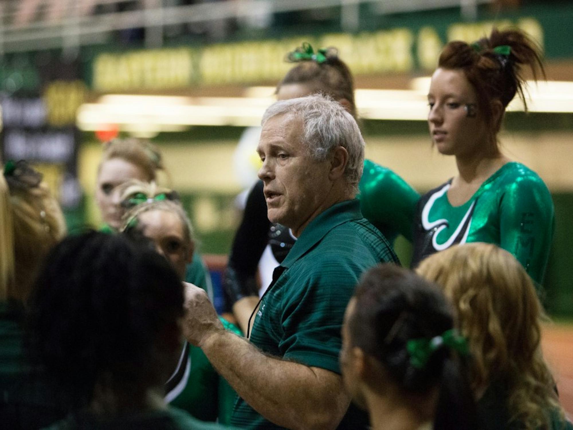 	Steve Wilce (above) compiled a 228-222 record over 32 seasons and is the winningest coach in EMU gymnastics history.