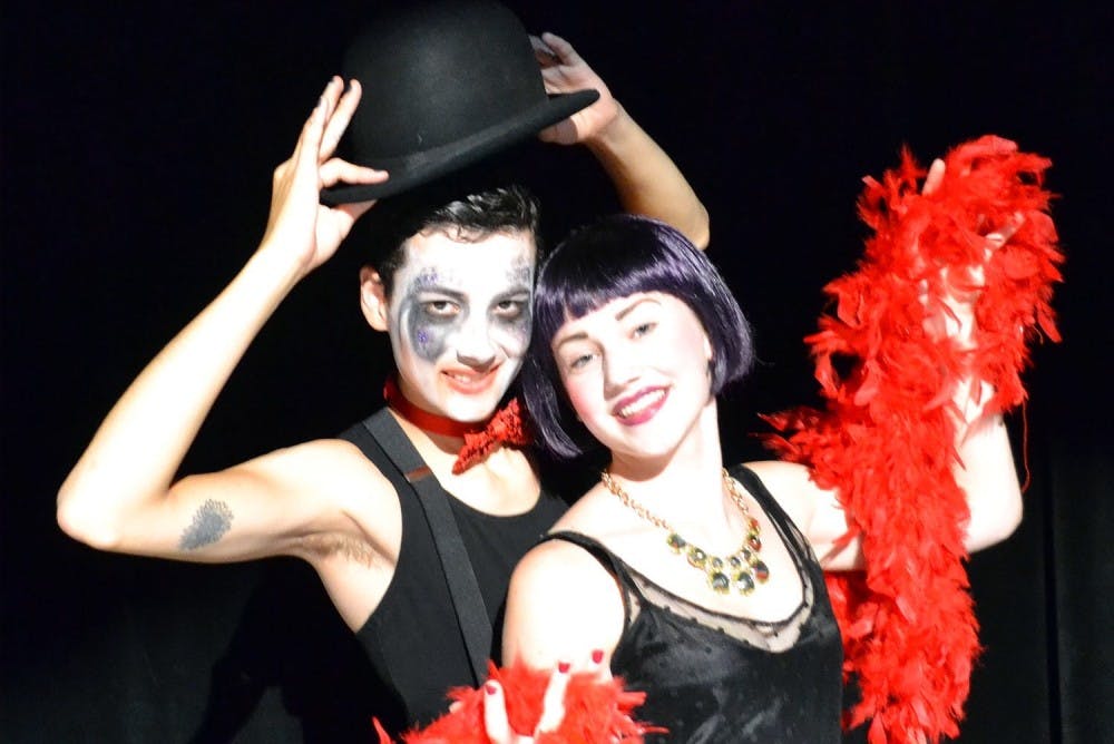 Cabaret's Emcee and Sally Bowles
