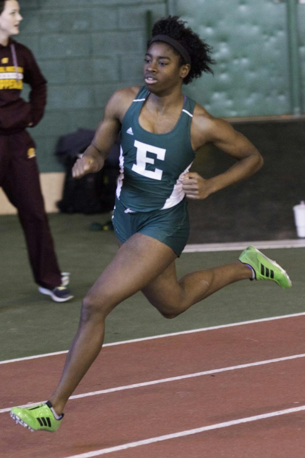 EMU track and field competes in Golden Grizzlies Invitational
