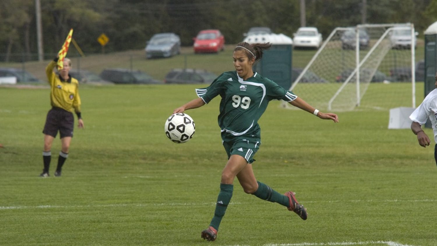 Ashley Rodrigues, a former EMU soccer player, is now captain of the Guyana national team, which is vying for a spot in the Women’s Gold Cup. The Gold Cup is the predecessor to the Women’s World Cup.