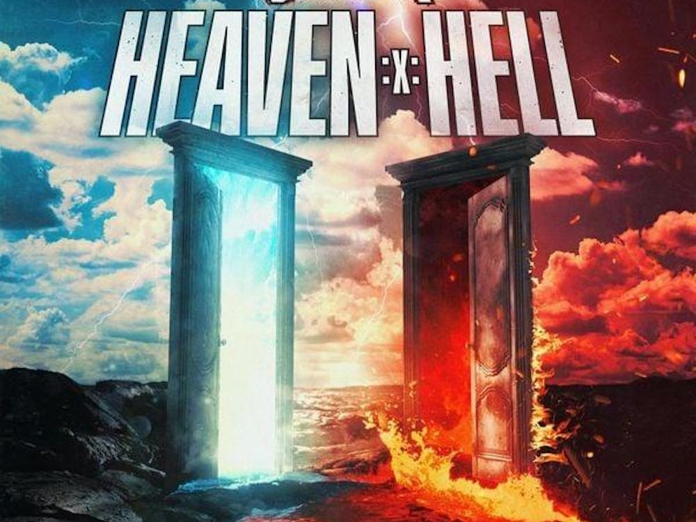 Album art for Sum 41's album 'Heaven :x: Hell'