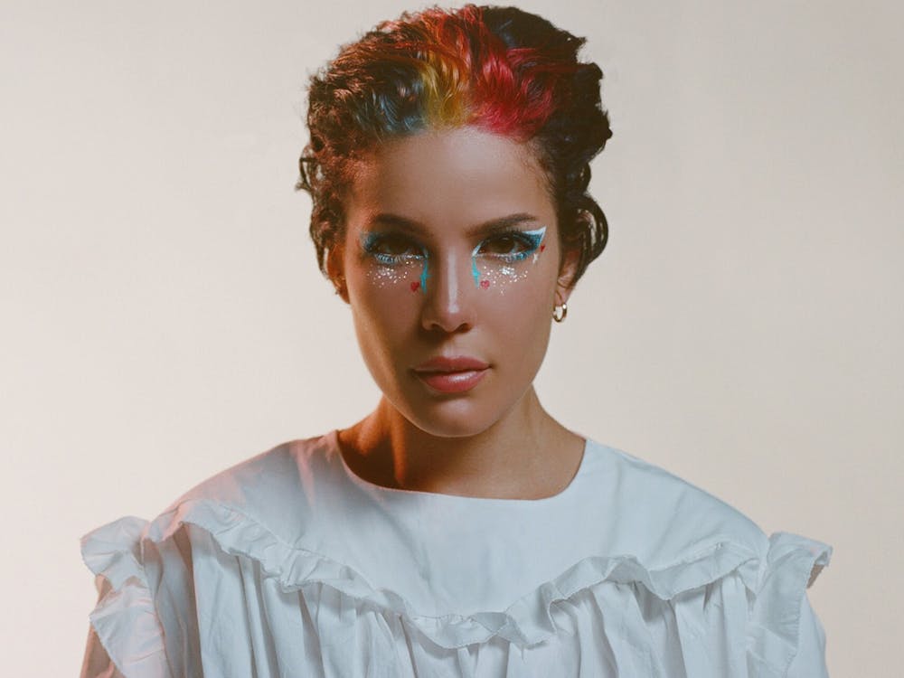 Photo of American singer-songwriter Halsey. Photo by Aidan Cullen on EMI Music.