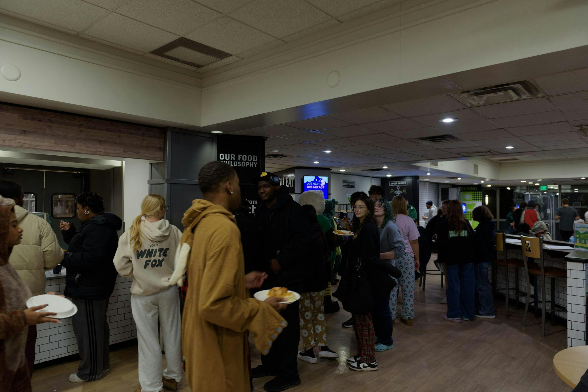 Late Night Breakfast at the Commons