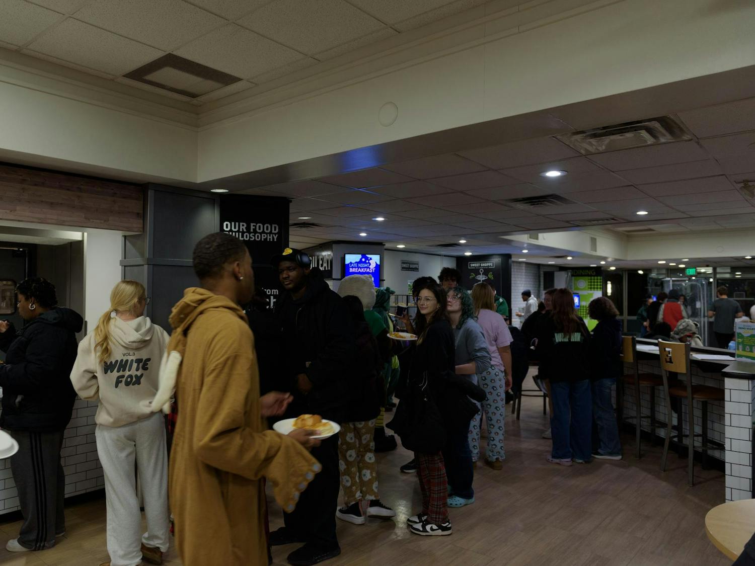 Late Night Breakfast at the Commons