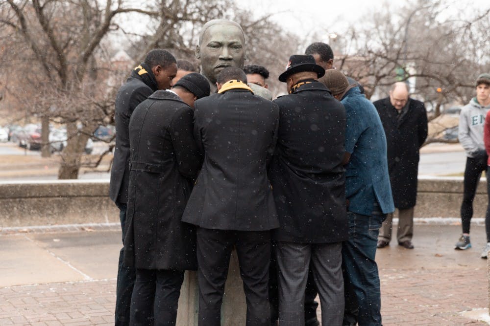 Commemorative March for Martin Luther King Jr. celebrations at EMU