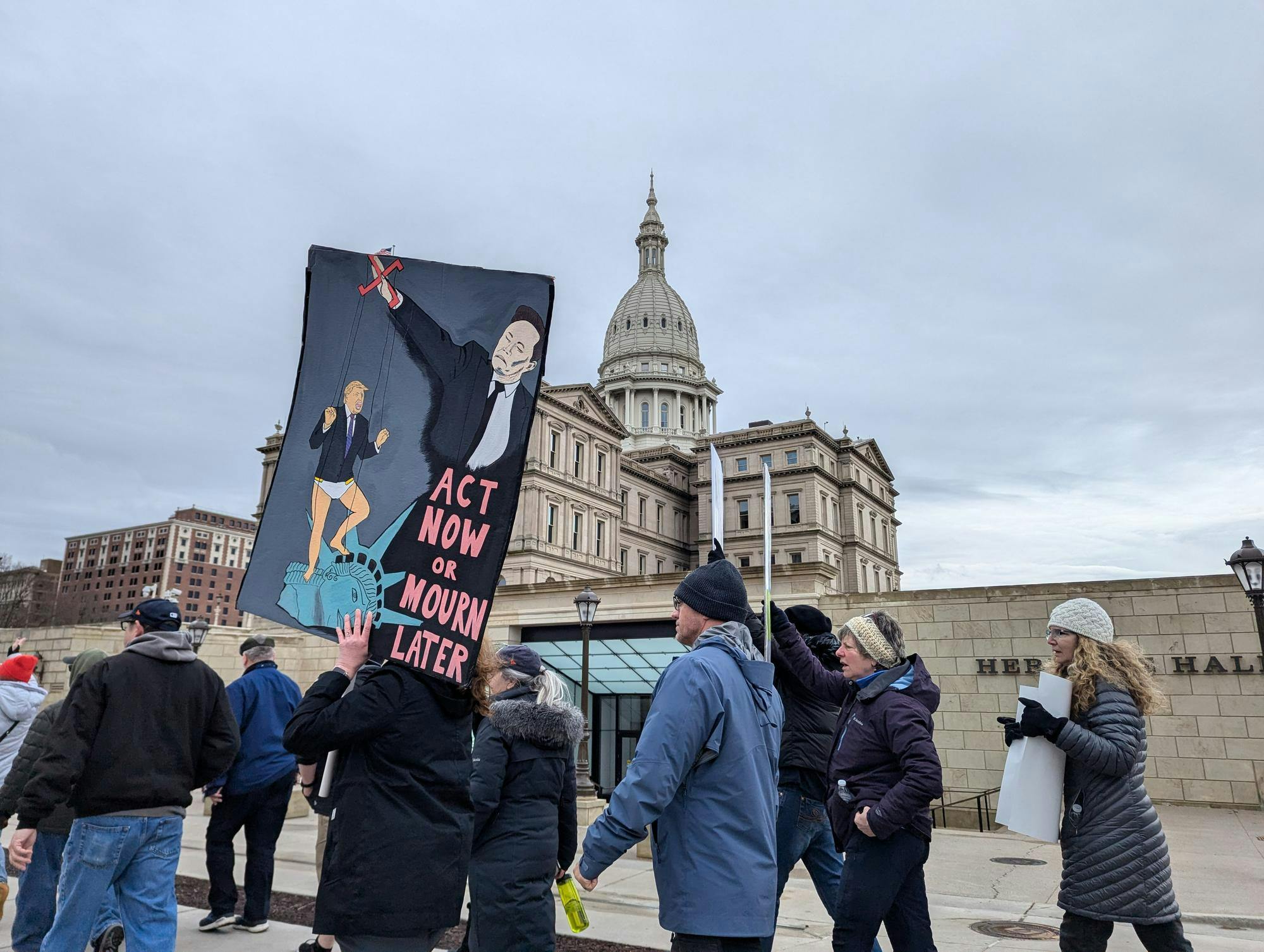 March Forth 4 Democracy rally in Lansing 