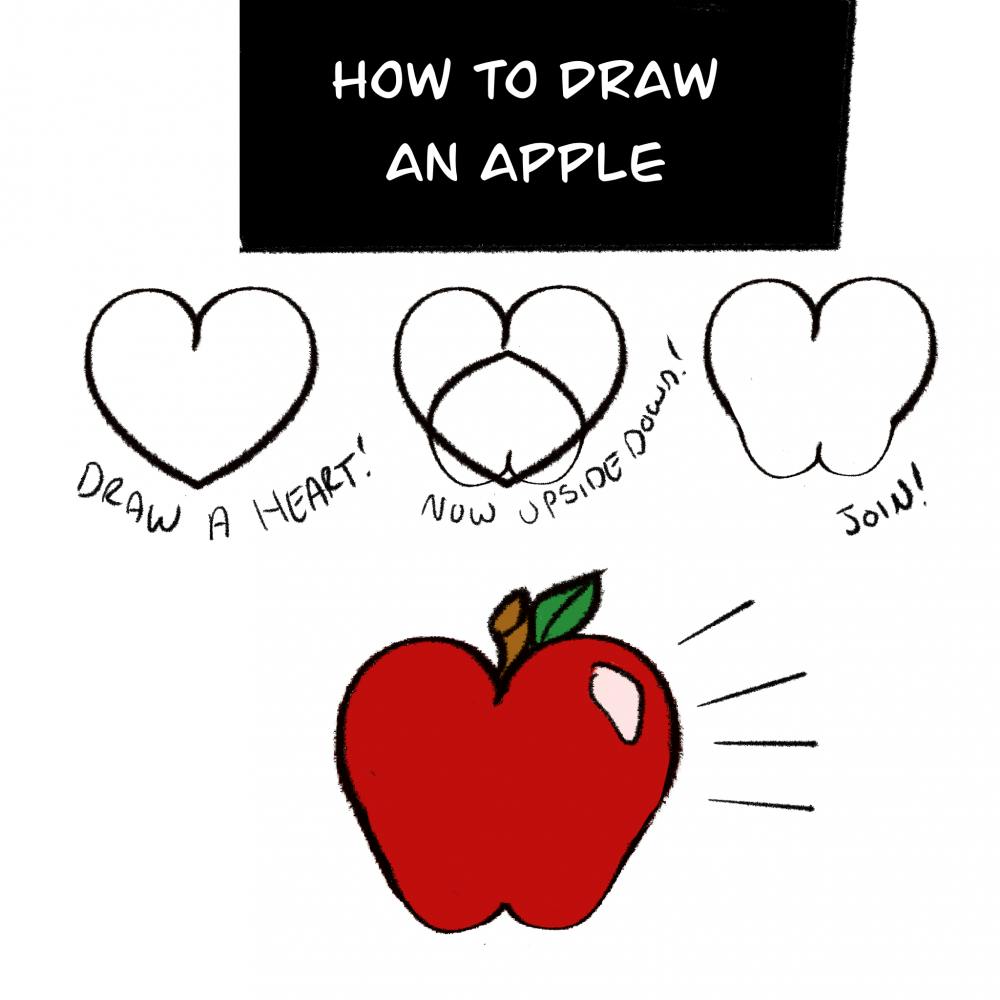 How to Draw an Apple