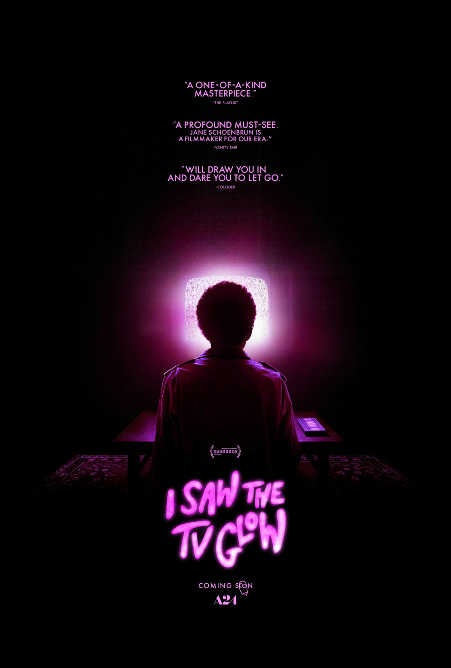 An official poster for "I Saw the TV Glow."