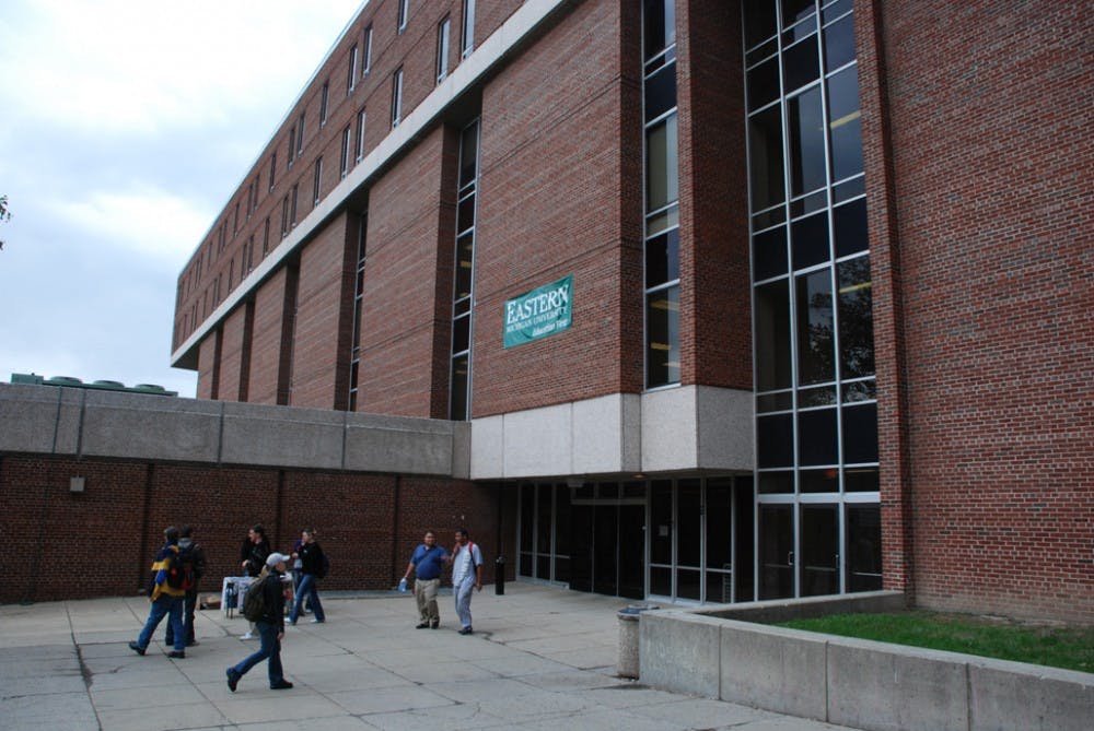 The $42 million renovation of Pray-Harrold was originally scheduled to finish in 2012, but officals expect to open sooner.