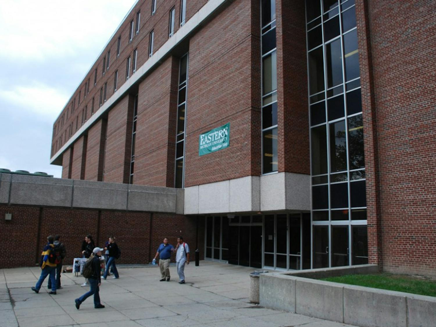 The $42 million renovation of Pray-Harrold was originally scheduled to finish in 2012, but officals expect to open sooner.