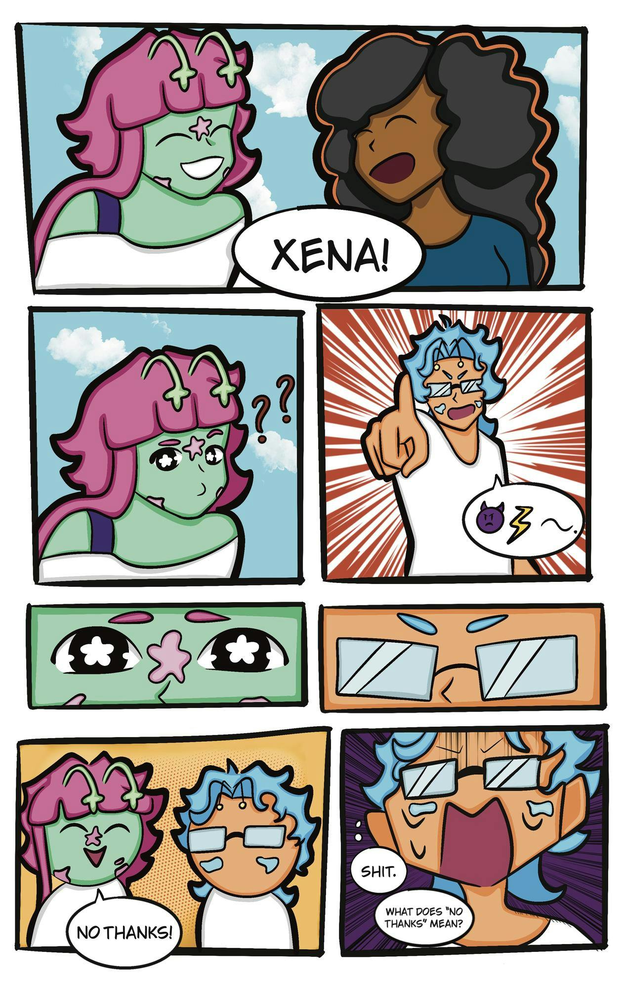 Xena: Misunderstood Verbal Assault 