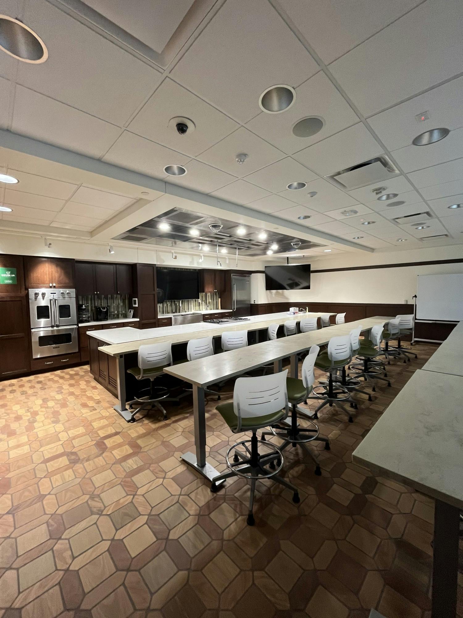 Demo kitchen in Rackham 