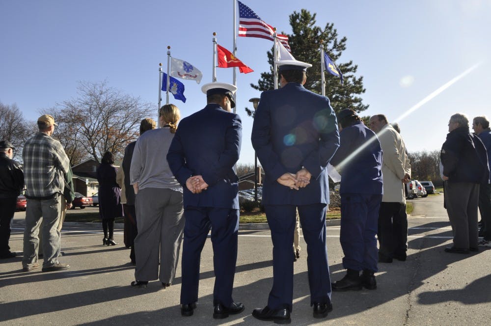 Flag-raising creates home on campus for veterans