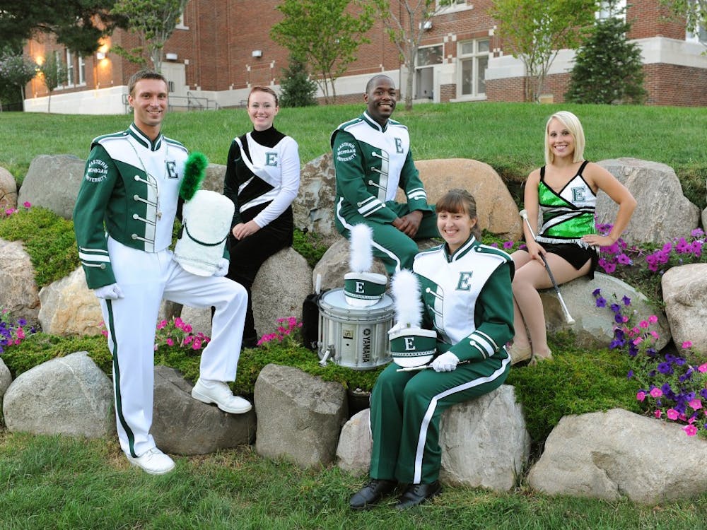 	EMU Marching Band gets new look, by replacing 16-year-old uniform design.