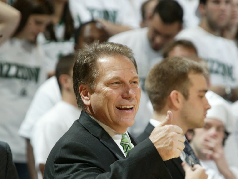 Tom Izzo, coach of MSU mens basketball team has been pleased with the performance. Kalin Lucas led the game Tuesday with 13 points while playing less than other starters. 