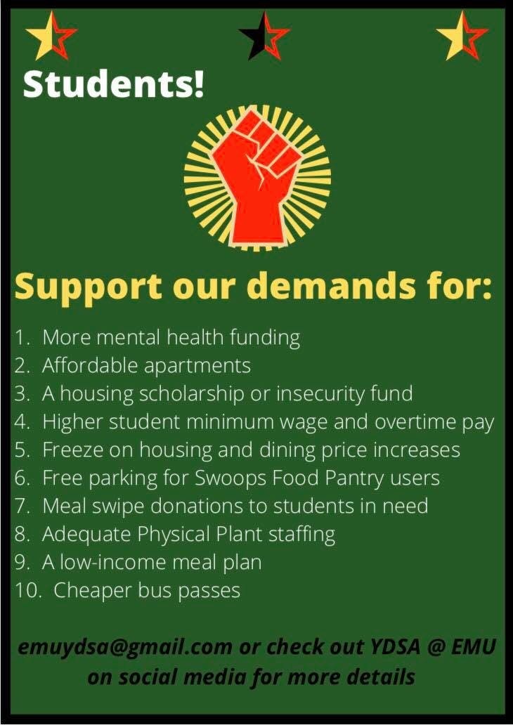 EMU YDSA's Promotional Flyer