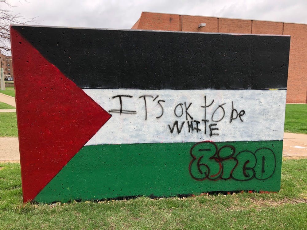 'It's okay to be white' before alteration