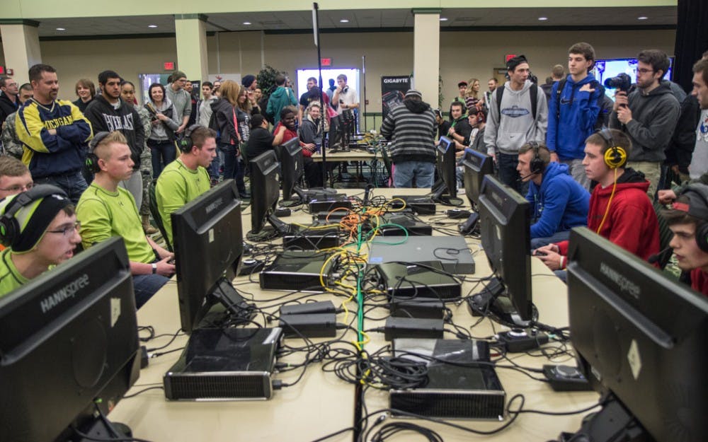 Esports competitors at EMU