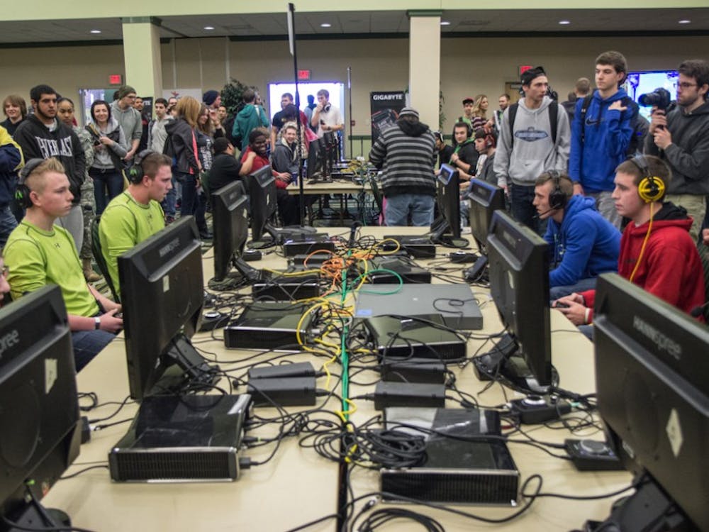 Video game fanatics converged on the Student Center for the Gamers for Giving charity event on Sunday, Feb. 9.