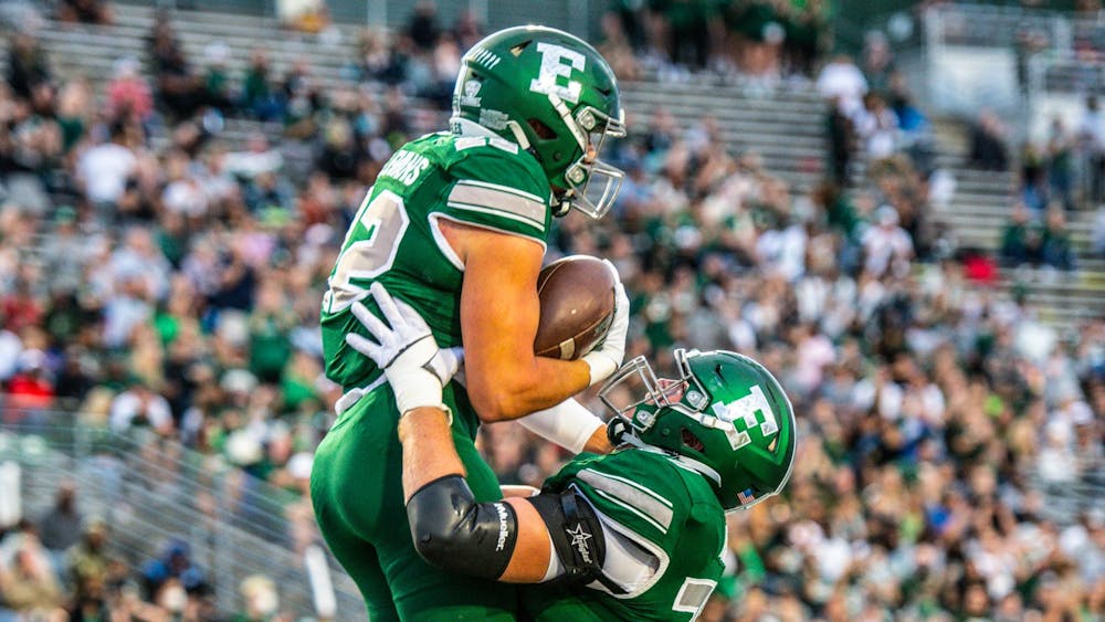EMU football's Samson Evans ties Eagles' all-time career touchdown record