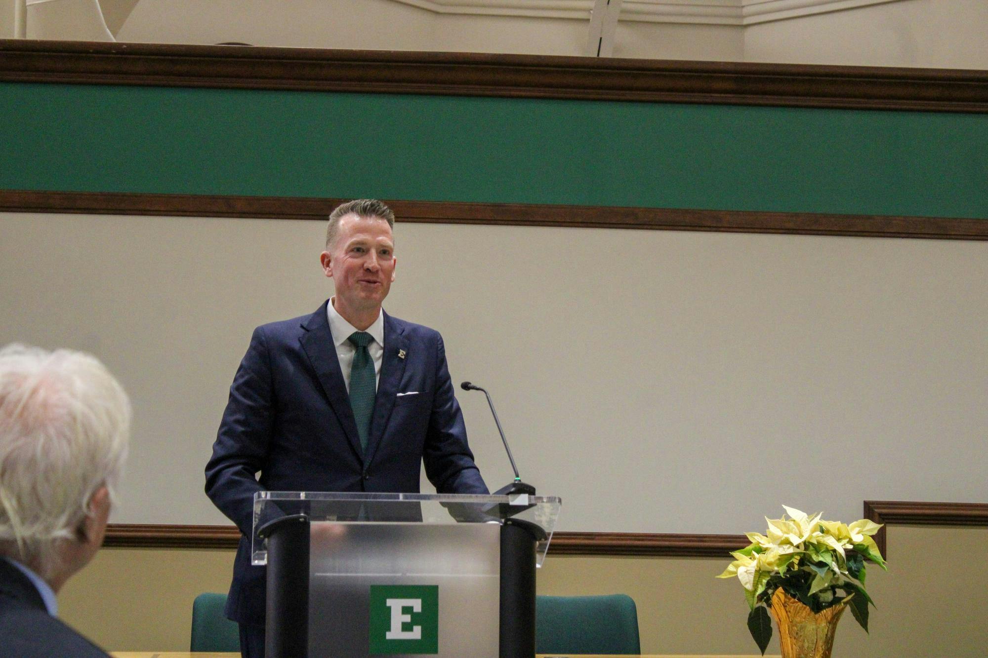 Eastern Michigan University alum, Brendan Kelly