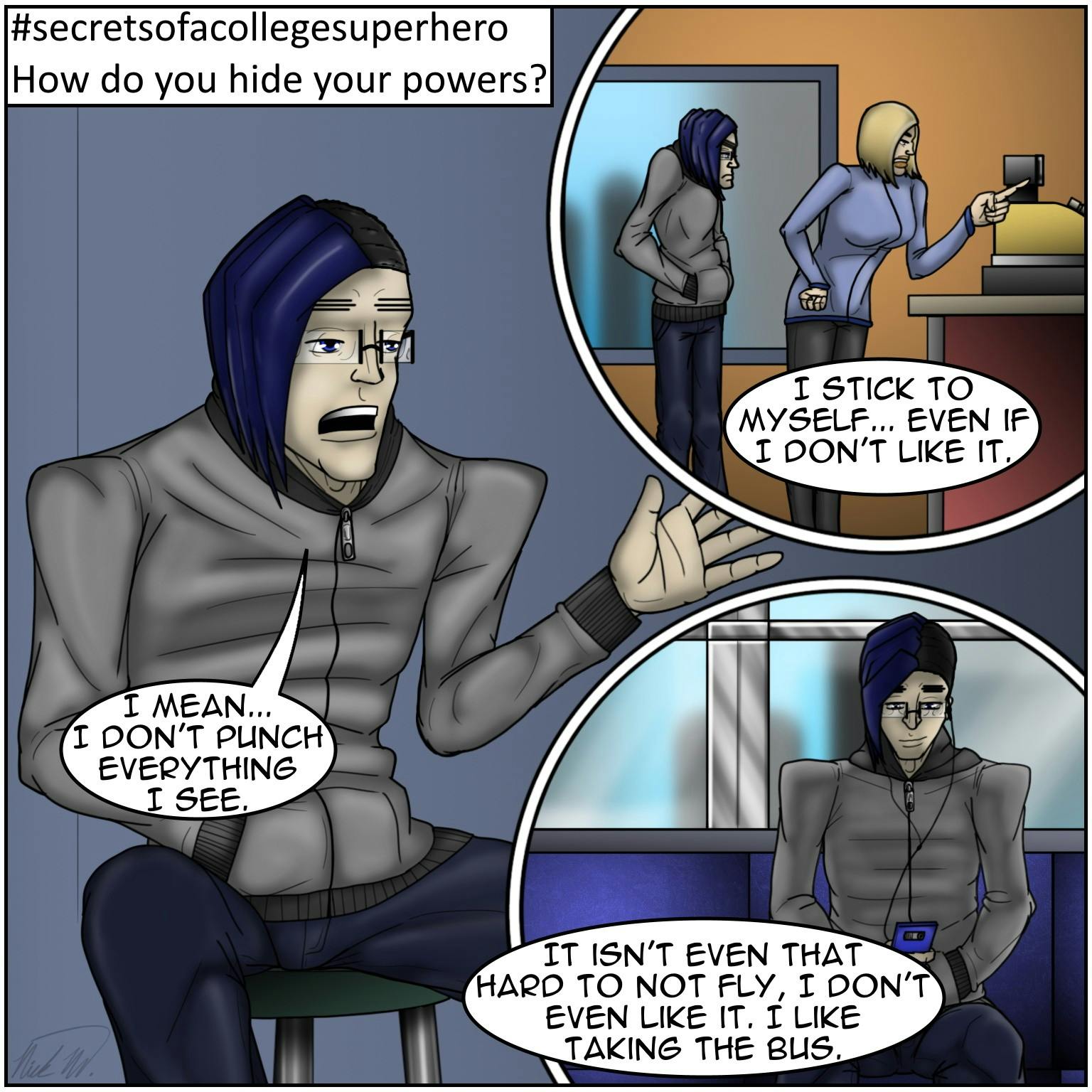 #secretsofacollegesuperhero