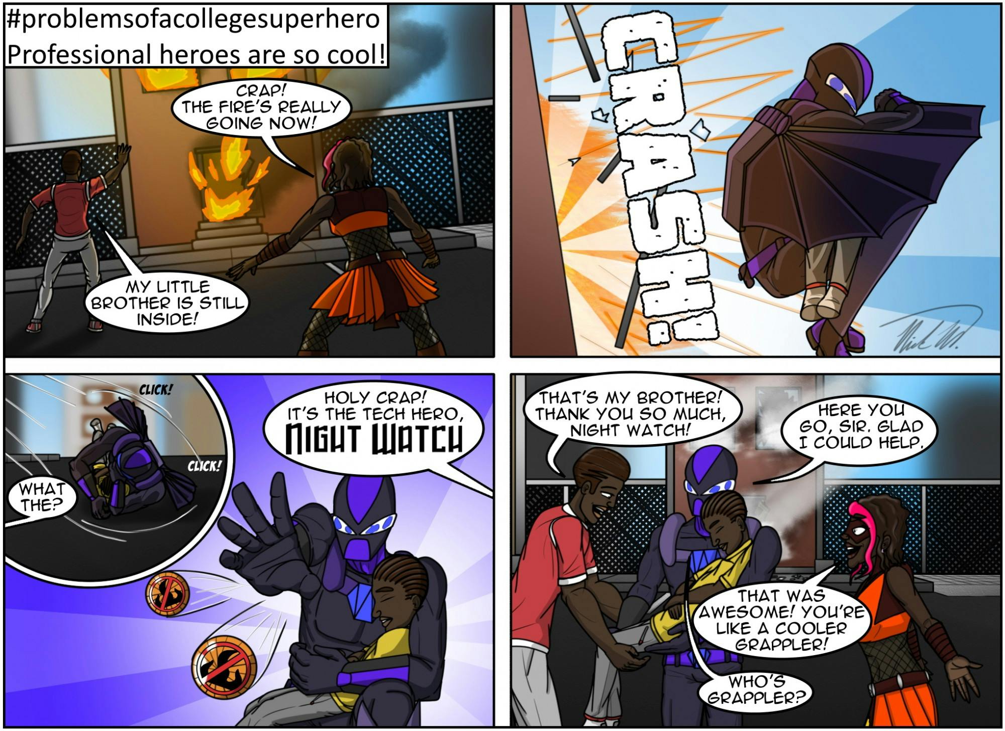 #problemsofacollegesuperhero