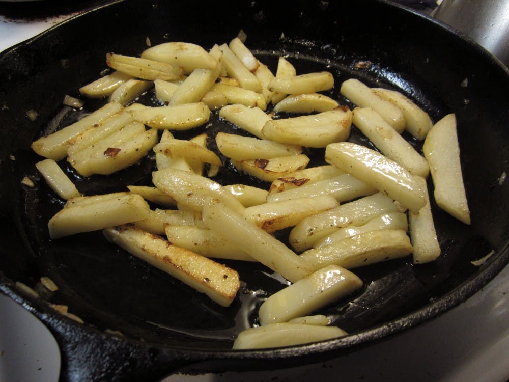 Food Scoop: Oven fried potatoes
