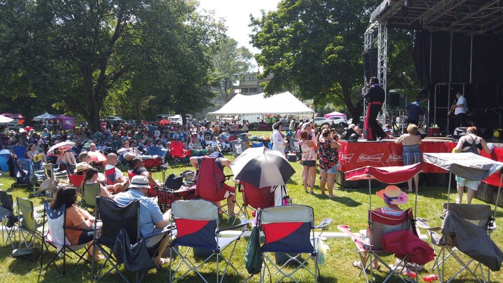 Fans gathered at Elvisfest