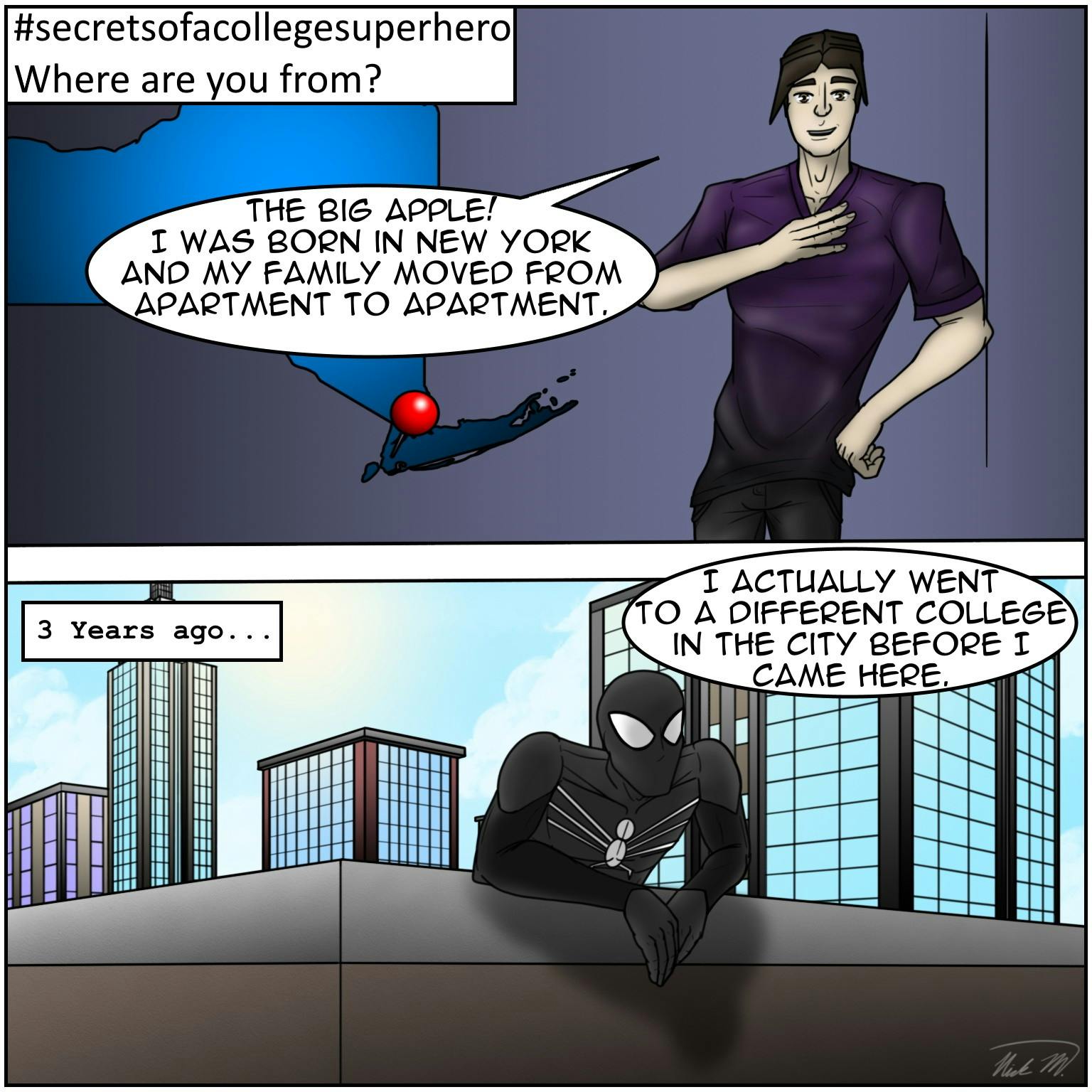 #secretsofacollegesuperhero