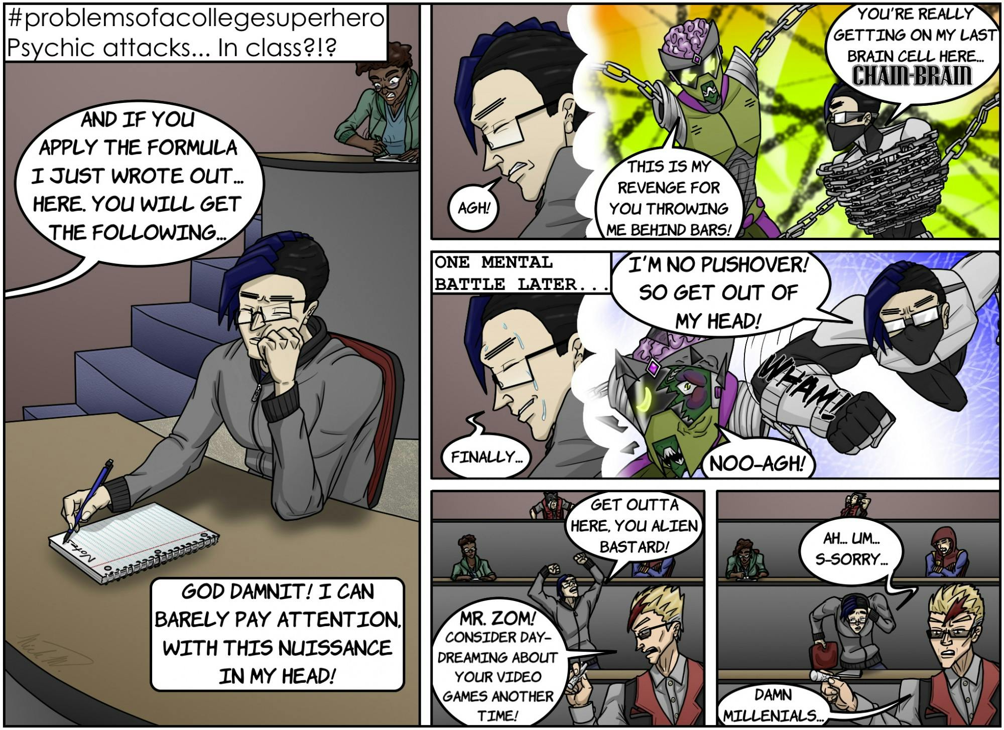 #problemsofacollegesuperhero