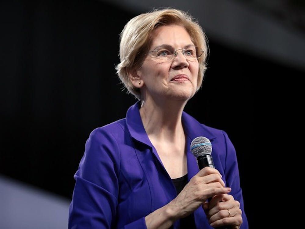 Gage Skidmore on Flickr | U.S. Senator Elizabeth Warren speaking with attendees at the 2019 National Forum on Wages and Working People hosted by the Center for the American Progress Action Fund and the SEIU at the Enclave in Las Vegas, Nevada.