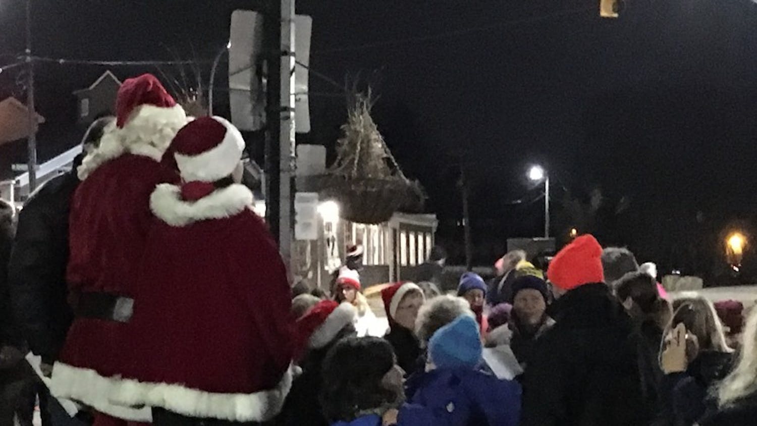 Depot Town Christmas tree lighting