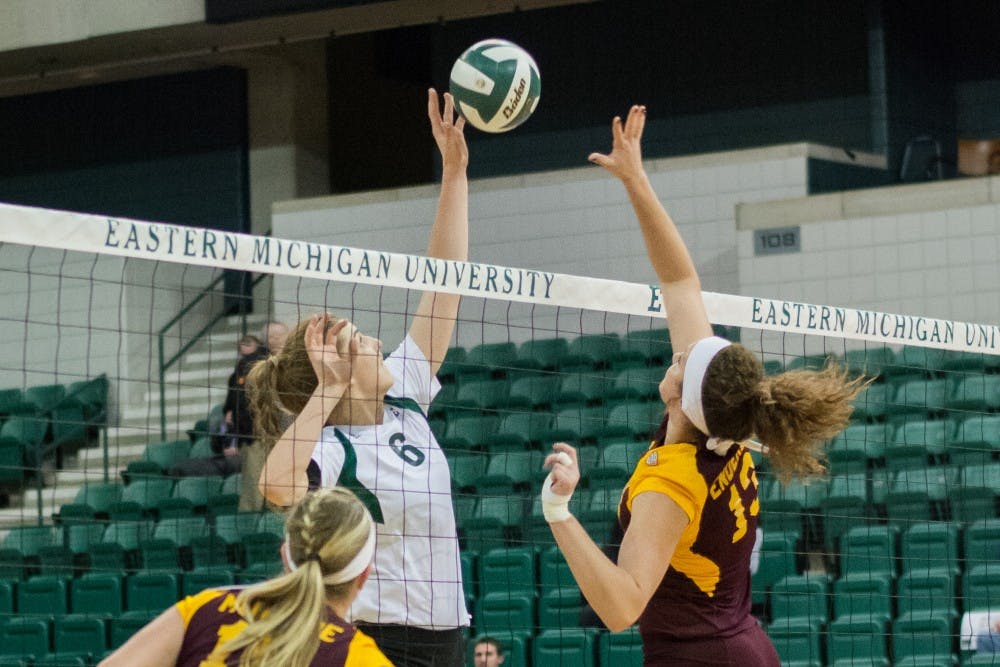 Eastern Michigan volleyball falls against Central Michigan Chippewas in season finale