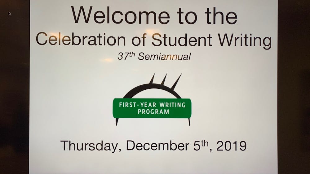 37th Semiannual Celebration of Student Writing
