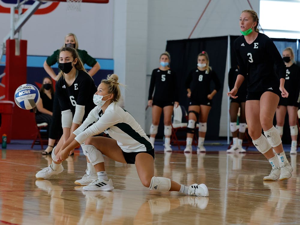 Eastern Michigan University sophomore Kamryn Stilwell, a defensive specialist for the EMU Women’s Volleyball team, was awarded MAC Player of the Week. (photo credit of Walt Middleton Photography.)