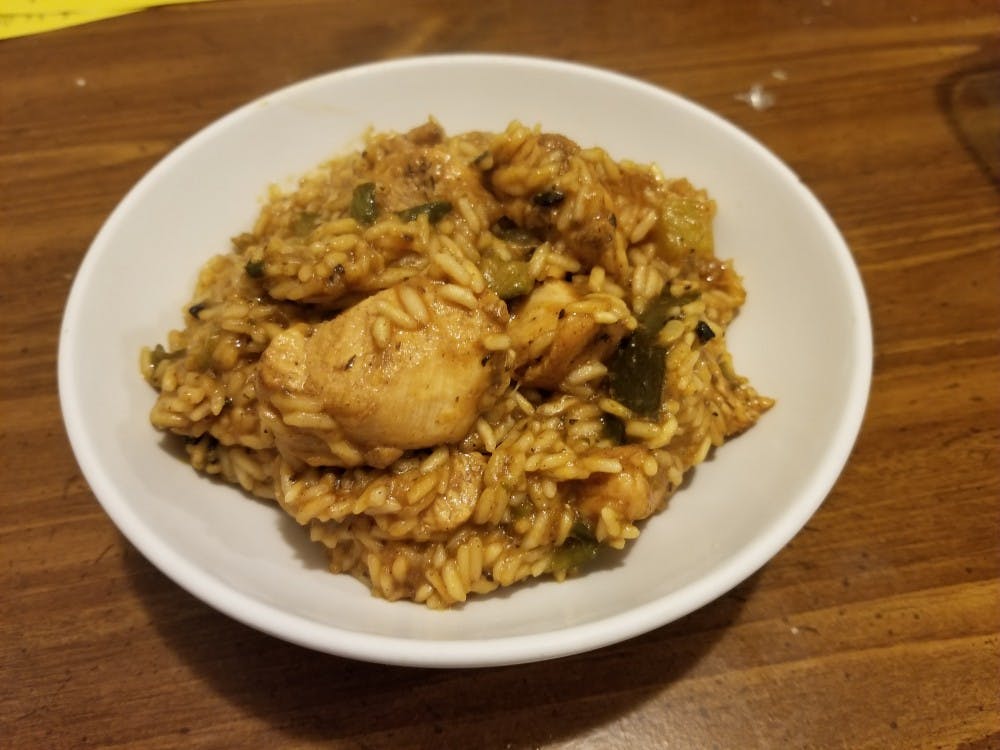 Chicken and Rice with Zucchini