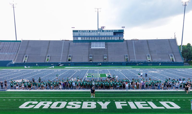 Crosby Field unveiled: EMU’s new turf is ready for use