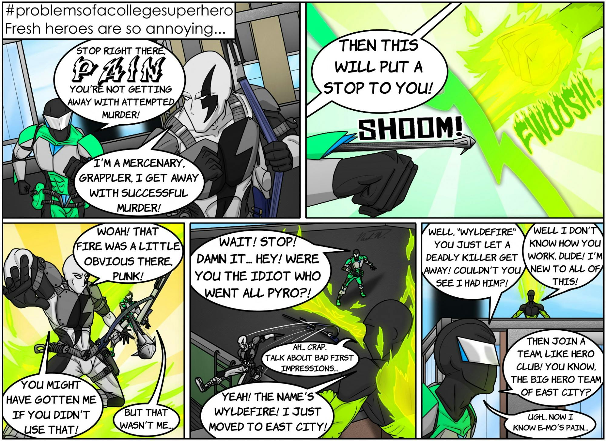 #problemsofacollegesuperhero