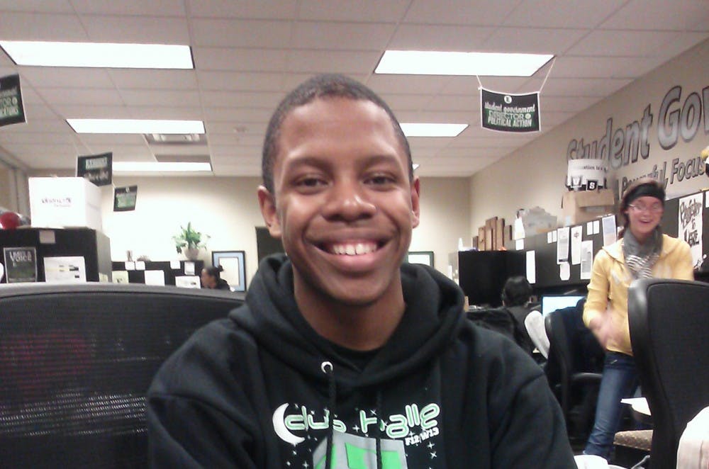 	Eastern Michigan University Student Body Vice President Desmond Miller.