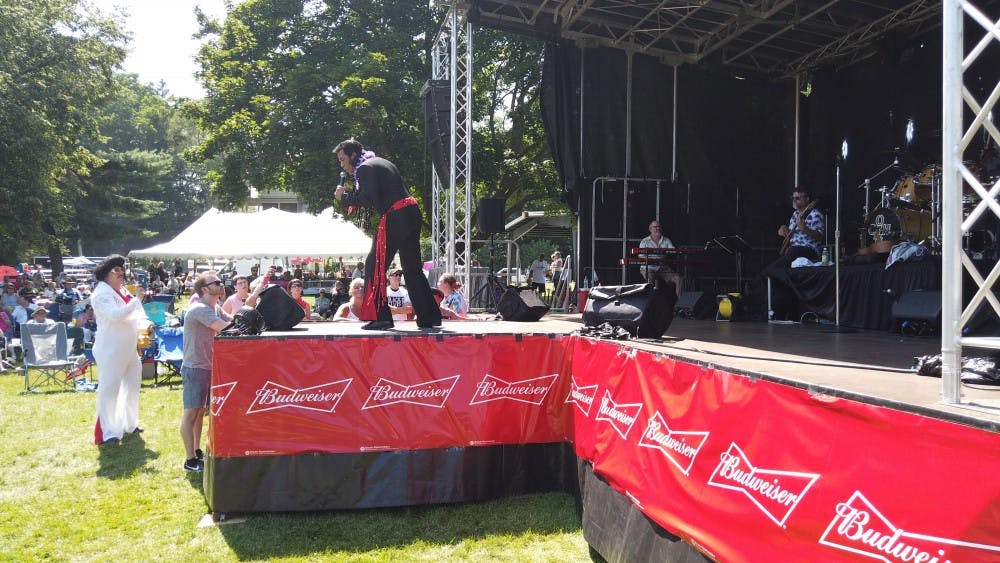 Elvis tribute artists perform at Elvisfest