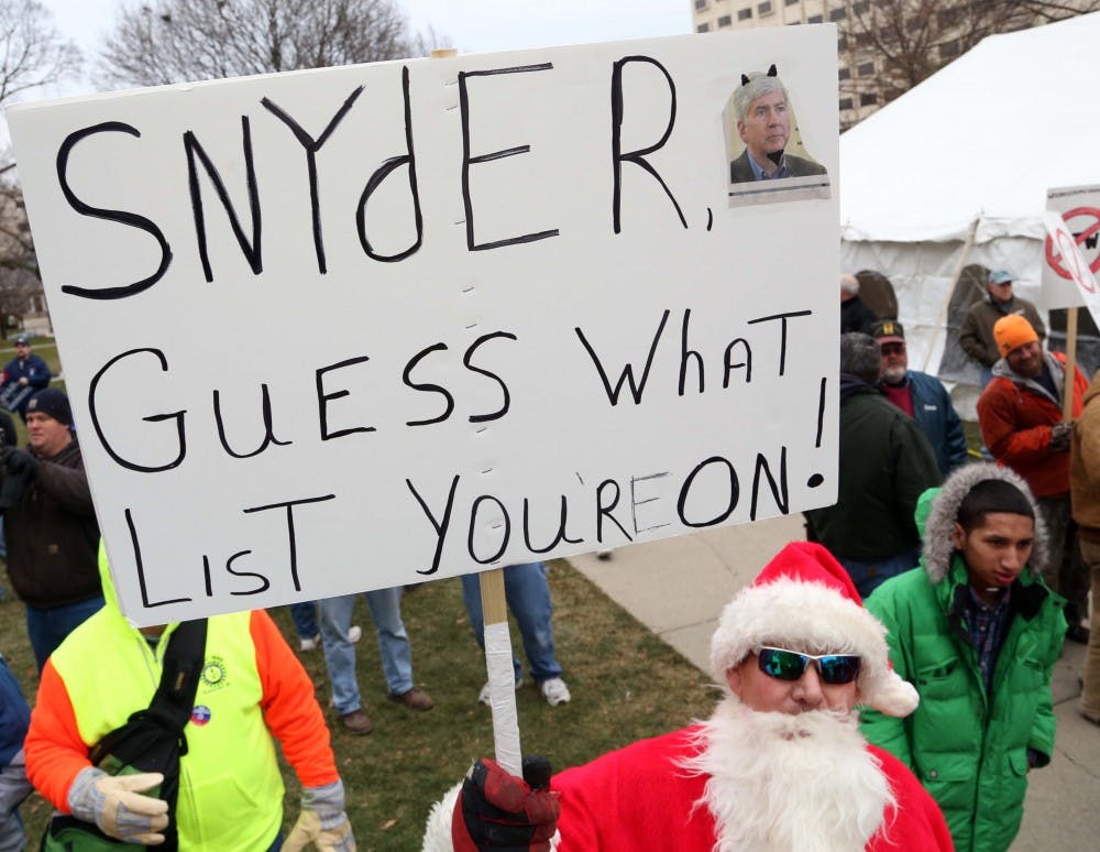 US NEWS DETROIT-PROTEST 8 DE