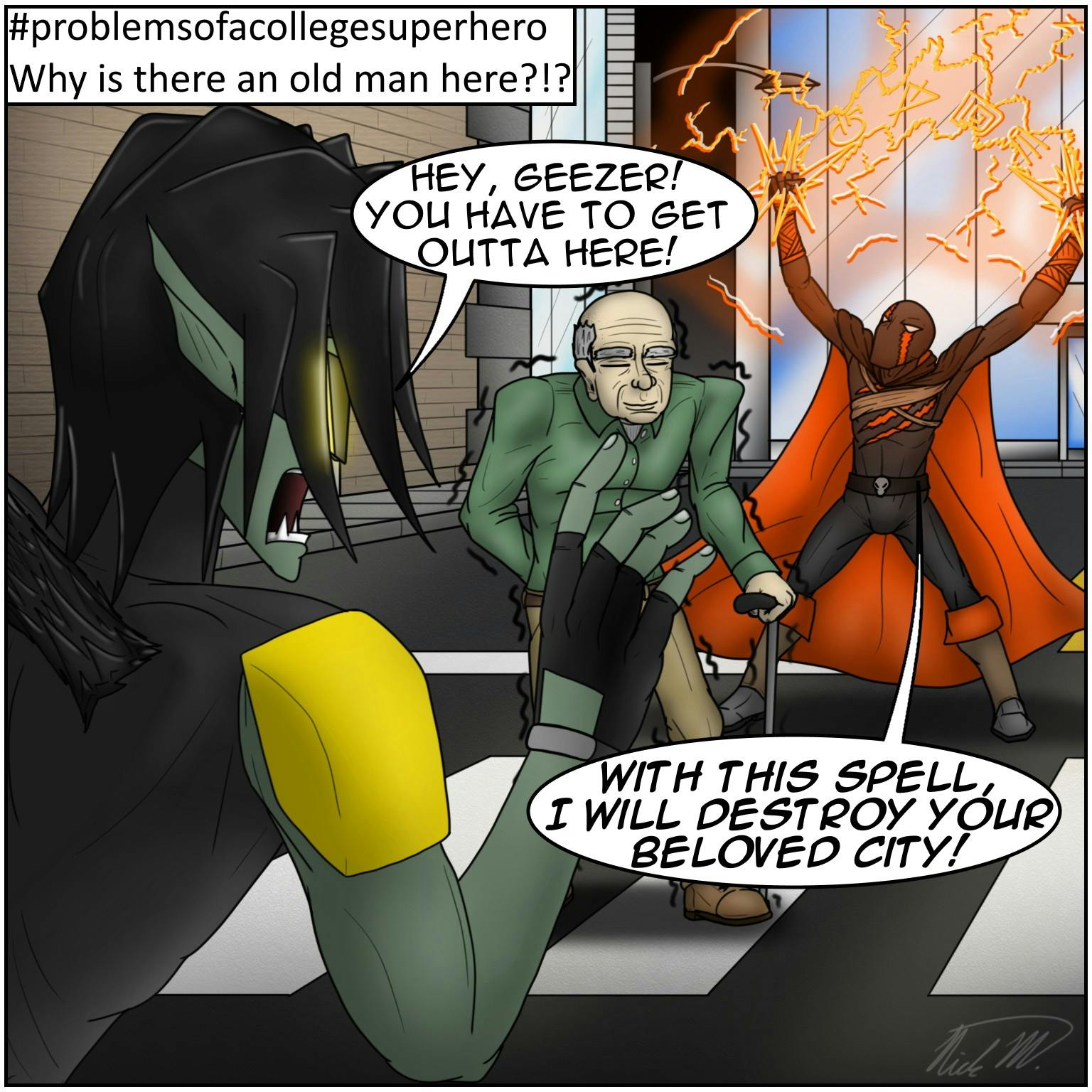 #problemsofacollegesuperhero