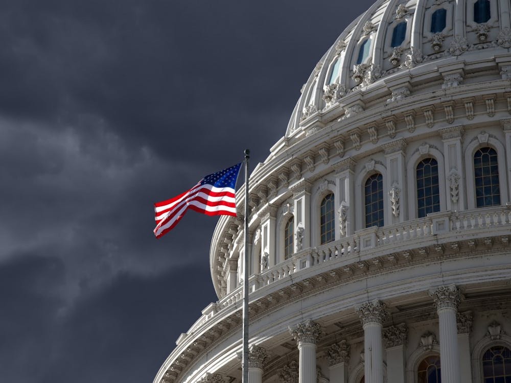 Dark Sky Over U.S. Capitol Building. Photo by trekandshoot on CanStockPhoto.